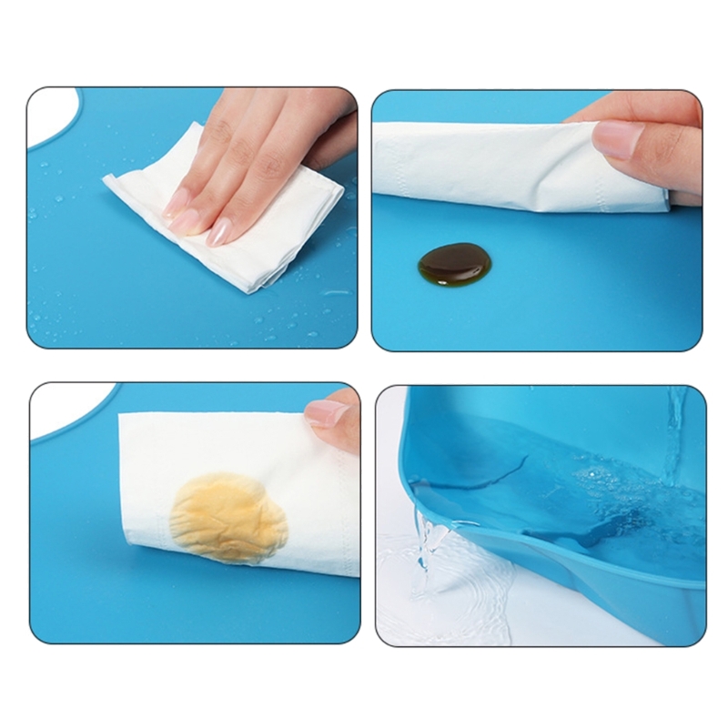 Adults Waterproof Anti-oil Sil - Waterproof Baby Bibs Silicone review and price
